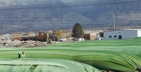 Sewage sludge & green waste, American Fork, Utah (USA)